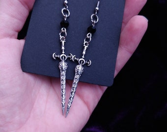 Lunar Sword Earrings