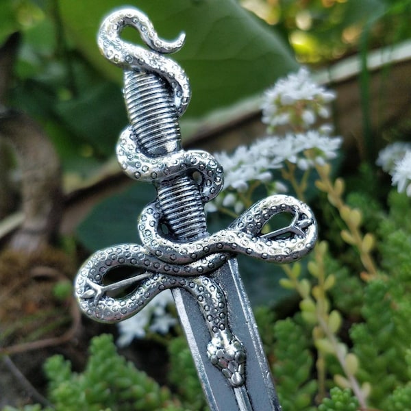 Snake and Sword Hair Stick