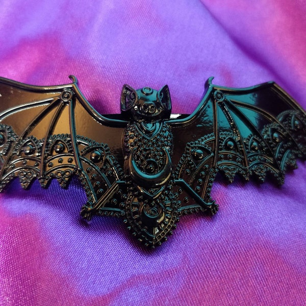Bat Hair Barrette- gothic victoriana hair clip