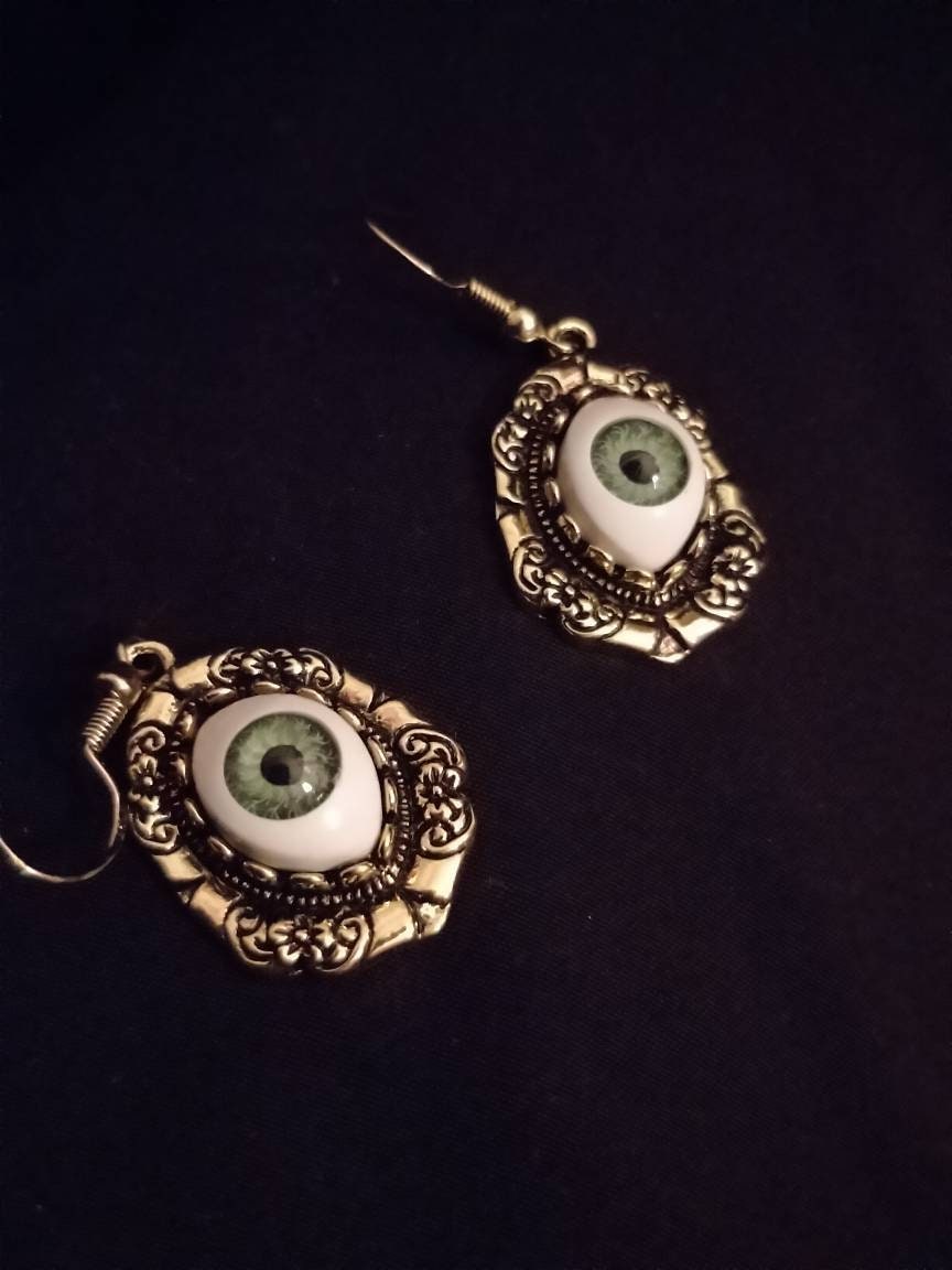 Eyeball earrings sale