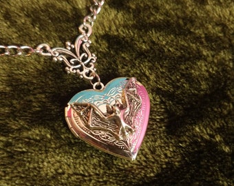 Bat Heart Locket