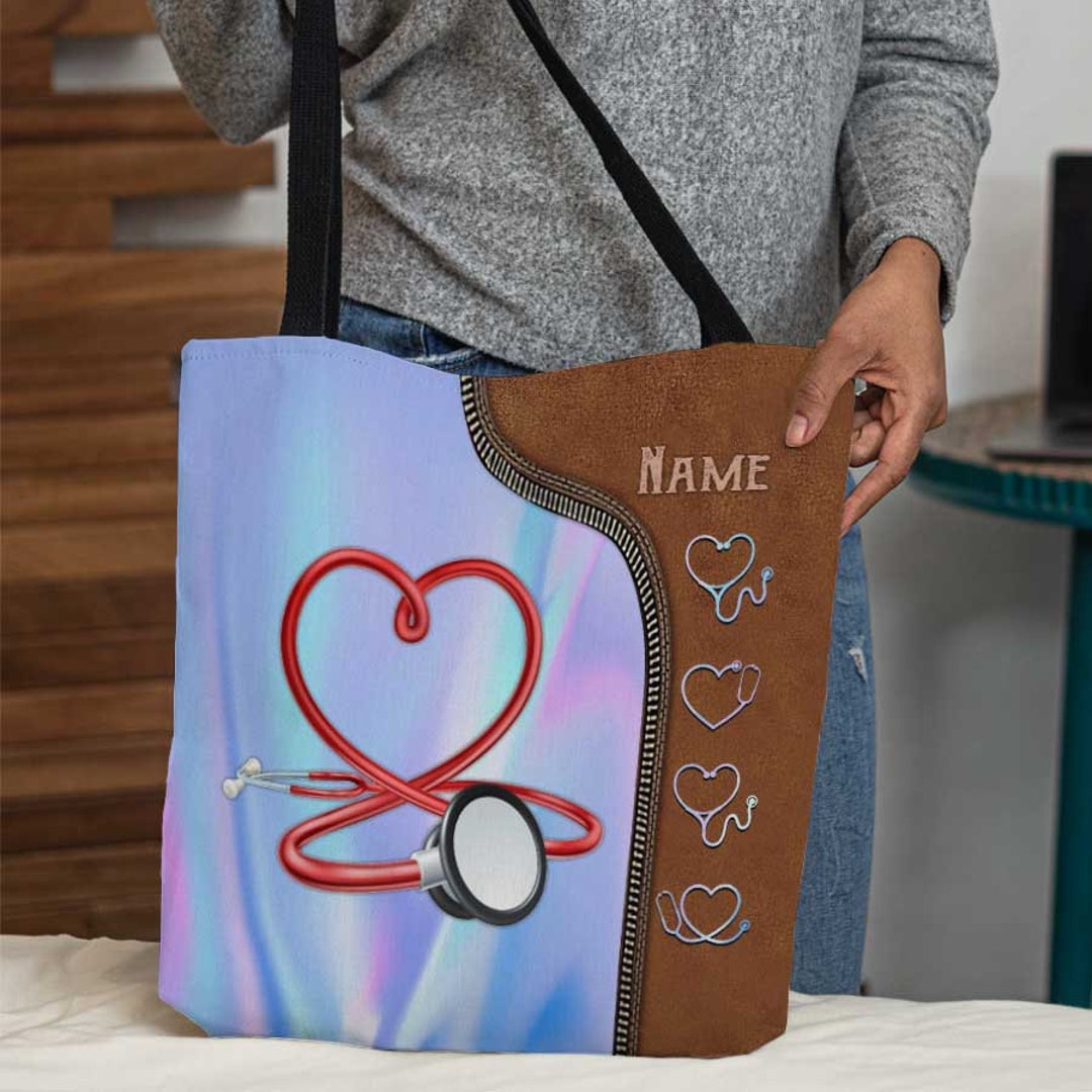 Nurse Tote Bag Nurse Shoulder Bag Lovely Nurse Handbag Etsy
