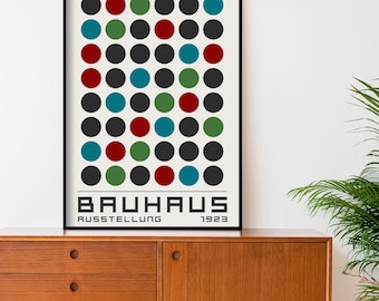 Bauhaus Art Print: Mid-century Modern Geometric Wall Art - Etsy