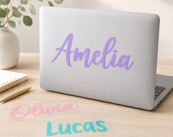 Pegatina personalizada para portátil de profesor, pegatina con el nombre del profesor, pegatina personalizada para portátil, carpeta, portapapeles, puerta, pegatina para ordenador de profesor