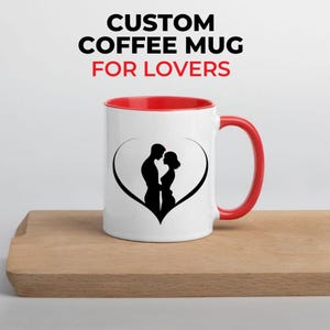 Couple Matching customize Mugs, King and Queen Coffee Mug Set, Cute Anniversary or Valentine&#39;s Day Gift for Lovers, Gift for him and her