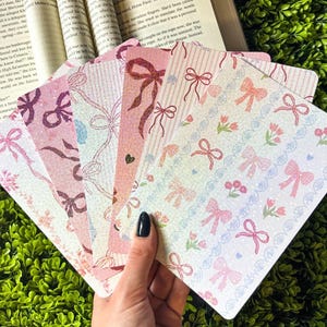 Pink Pattern Kindle Insert, Paperwhite, holographic, bows , cutesy, pink, summer shells, cherry