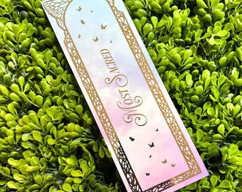 Foiled Butterfly Bookmark | Quicksilver Inspired Bookish Gift