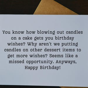 You know how blowing out candles on a cake gets you birthday wishes?