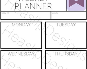 Weekplanner | Digitale download
