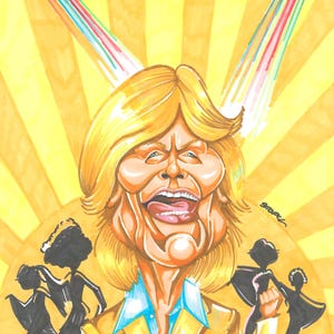 Claude François on stage – Brilliant and rhythmic caricature