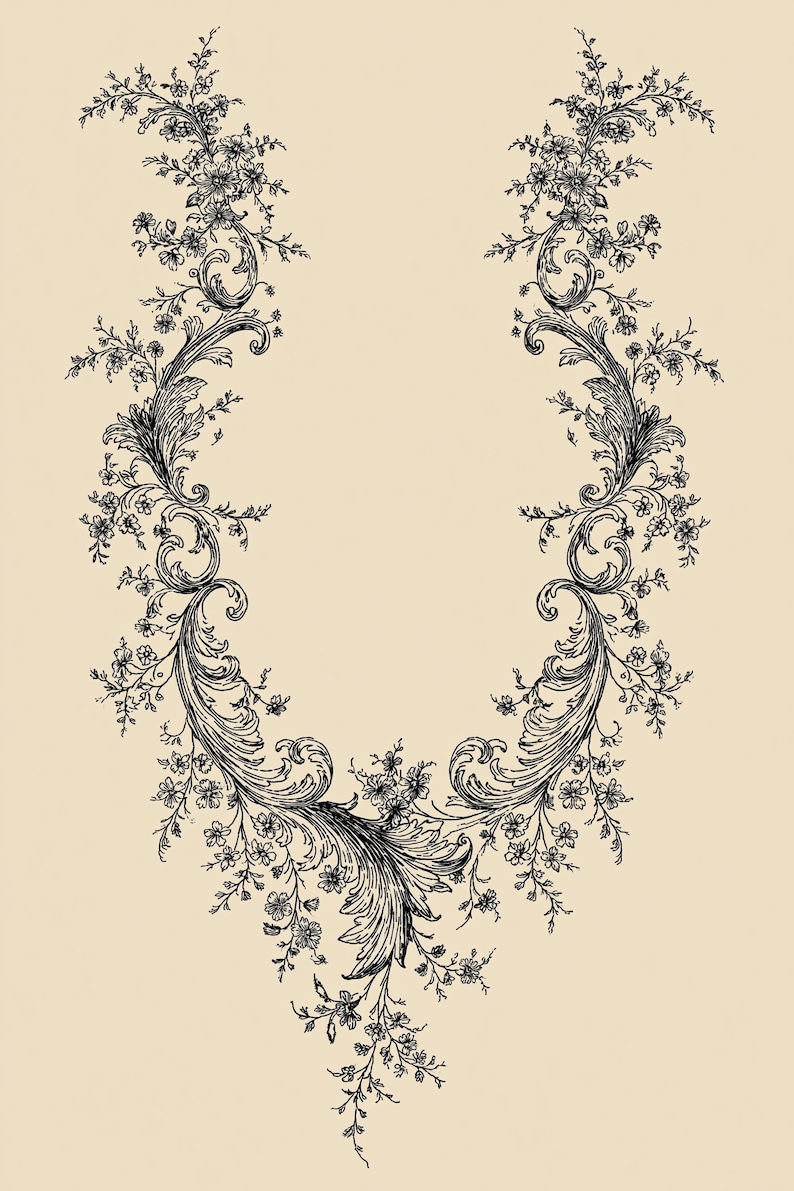 Neckline & Collar Embroidery Designs Book 3 - Digital PDF Embroidery ...