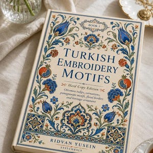 Turkish Embroidery Motifs Book 1 - Digital PDF Embroidery Pattern Book