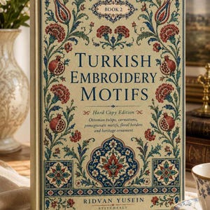 Turkish Embroidery Motifs Book 2 - Digital PDF Embroidery Pattern Book