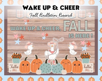 Fall Bulletin Board Kit | One Silly Goose | Class Theme | Instant Download PDF