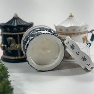 Natural Soy Wax-Scented Candles-Handmade Candle-Carousel Candle-Holiday Gift-Vintage home decor-Carousel scented candle-Exo Friendly
