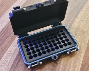 Ammo Box 9X19 Parabellum, 50 Schuss Kapazität, starke und leichte Patronenlager.
