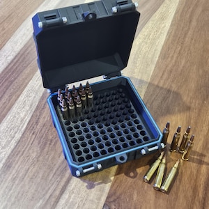 Ammo Box 223/556, 100 Round Capacity, strong and lightweight ammo storage.