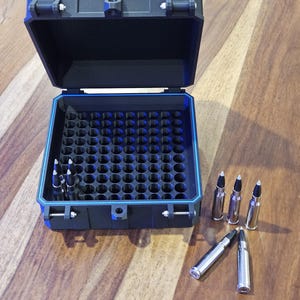 Ammo Box 308 Win, 100 Schuss Kapazität, abschließbar, stark und leicht.
