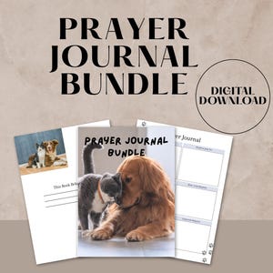 Christian Prayer Journal: Daily Devotional, Scripture Study (Digital Download)