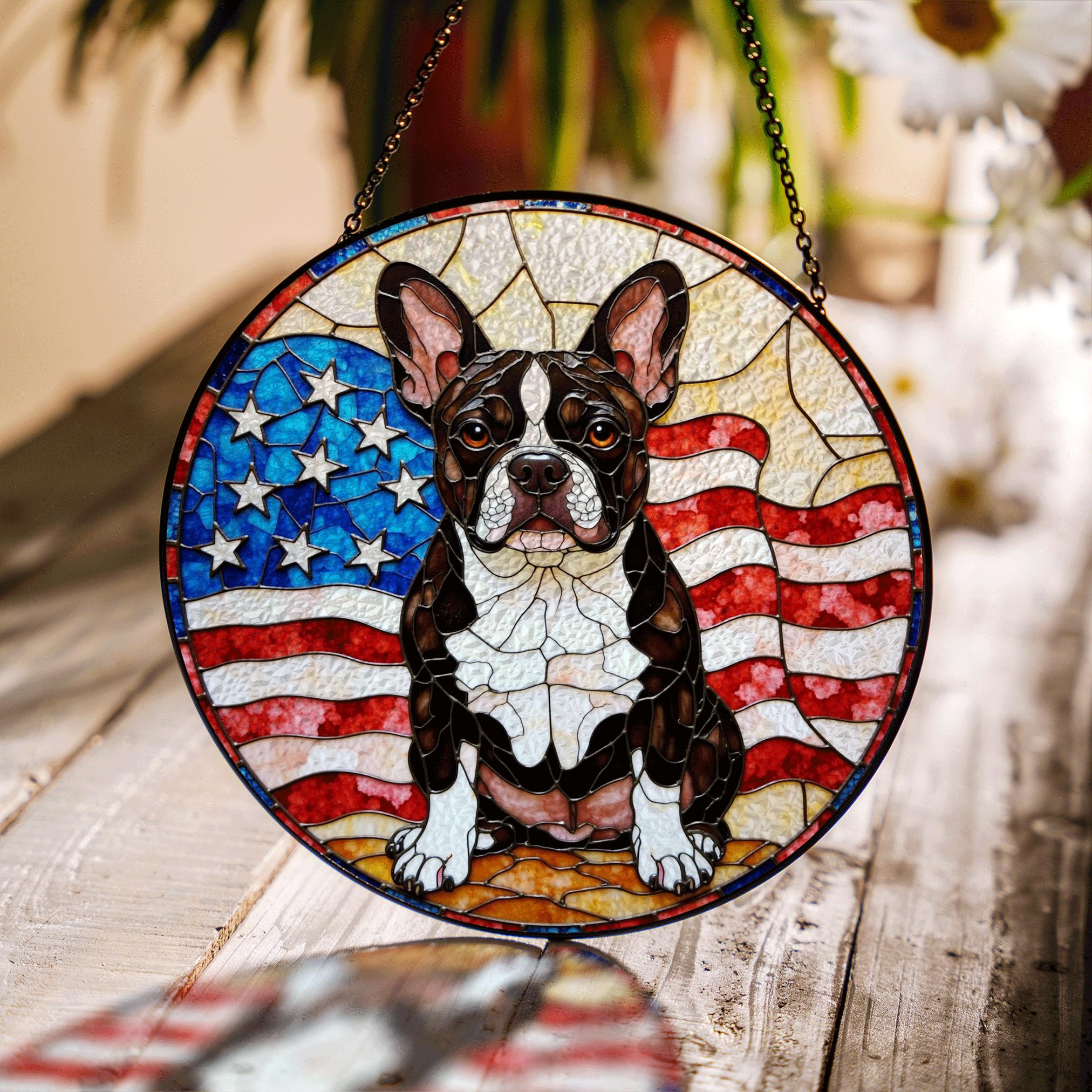 Boston Terrier Gartenflagge – Doppelseitig Bedruckt, Wetterfest, 32,5x45,7 Cm – Deko Für Garten, Terrasse & Bauernhaus-Stil