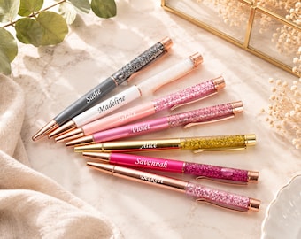 Custom Writing Pen With Colleague Name, Colleague Pen, Gift For Colleague, Coworker Gift, Glitter Writing Pen,Personalized Name Pen