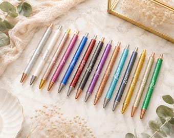 Custom Crystal Quicksand Pen for Student, Student Gift, Student Appreciation, Personalized Name Pen, Glitter Writing Pen, Cute Stationery