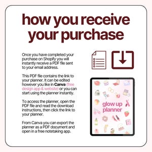 2026 Glow up planner, Healthy Lifestyle Checklists, Master Resell Rights MRR image 5