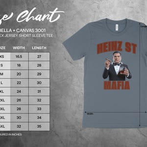 Heinz St Mafia T Shirt, Funny Mafia Graphic Tee, Cool Novelty Gift, Gangster Themed Shirt, Humorous Fan Apparel, Unique Mafia T Shirt