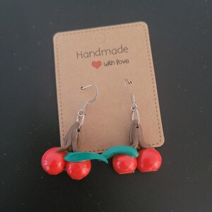 Cherry earrings