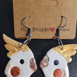 Cockatiel Earrings