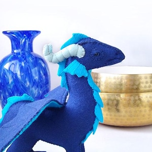 Felt Water Dragon- PDF Tutorial and Pattern Download