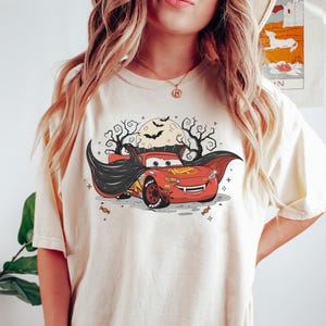 Halloween Lightning McQueen Car Shirt, Disney Cars Shirt, Disney Cars Land Shirt, Radiator Sprrings Shirt,  Disney Tour Shirt, Disney Cars