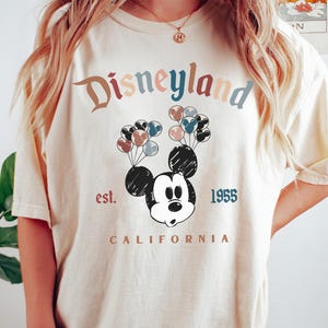 Disneyland Comfort Colors Shirt, Retro Mickey Classic Shirt, Mickey Est 1955 T-shirt, Disneyland Shirt, Disney Shirt, Disney Family Vacation