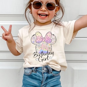 Disney Birthday Girl Kid Youth Toddler Shirt, Disney Birthday Shirt, Best Birthday Ever, Disney Birthday Trip, Disney Birthday Party Shirt