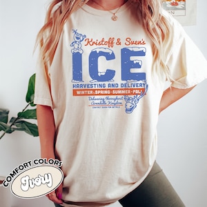 Disney Frozen Kristoff Seven&#39;s Ice Harvesting and Delivery Comfort Colors T-shirt, Arendelle Kingdom Shirt, Disney Trip Shirt, Disney Frozen
