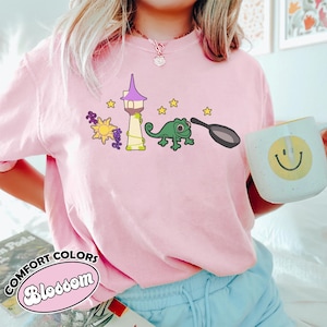 Comfort Colors® The Lost Princess Tangled Shirt, Rapunzel Shirt, Tangled Princess, Snuggly Duckling Tavern Shirt, Pascal Rapunzel Shirt