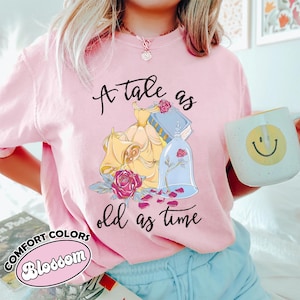 Komfort Farben Die Schöne und das Biest Shirt - Geschichte so alt wie die Zeit