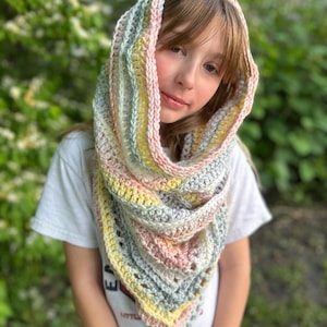 Oleander Scarf- Spring Colors - Children’s size