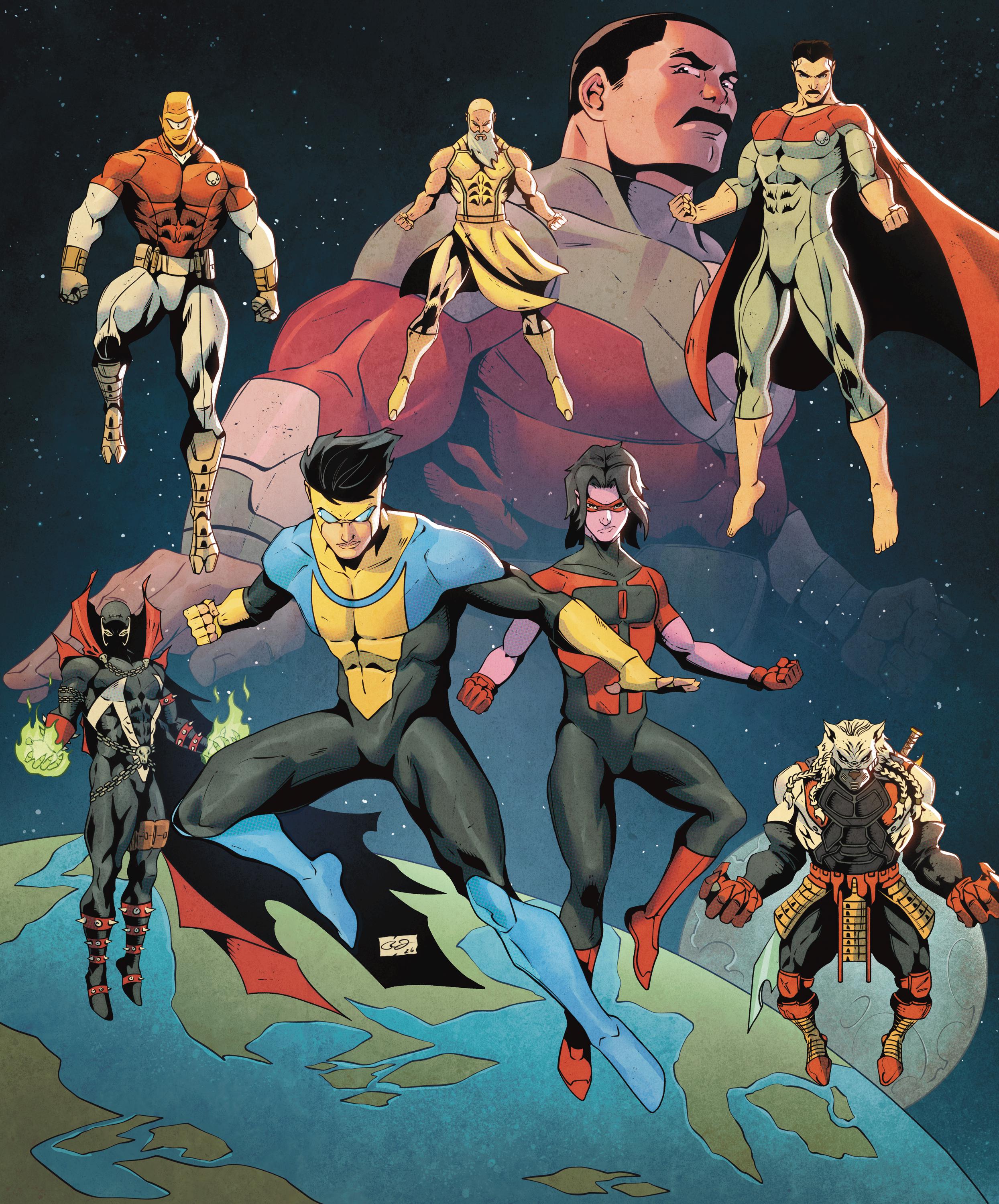 Invincible and the Coalition VS Thragg - Etsy