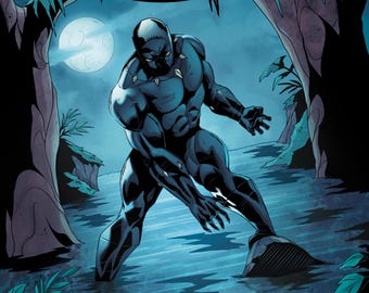Black Panther Digital Art