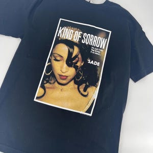 Sade T Shirt King of Sorrow - Etsy Sade T Shirt King of Sorrow - Etsy