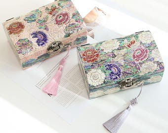 Mother of Pearl Jewelry Box – Handmade Korean Najeon Chilgi With