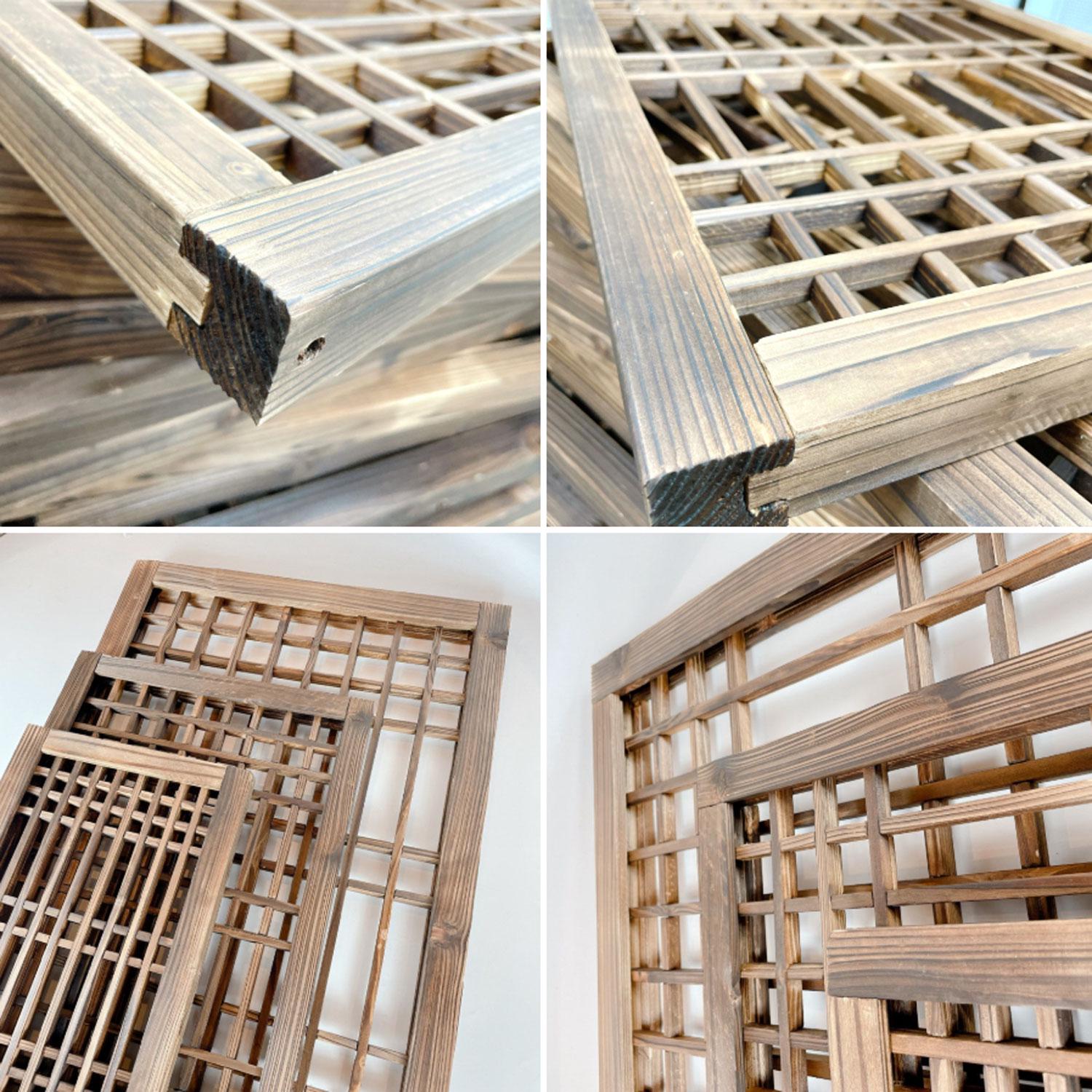 Hanok Window Hanok Wooden Window Panel – Handmade Korean Natural Lattice Wall Decor ...
