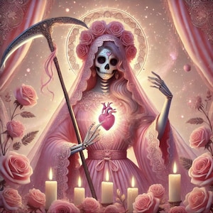Santa Muerte La Rosita Imprimable | Rituel d'amour de soi et de guérison PDF | Guide spirituel