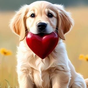 Printable Lovely Dog Wall Art