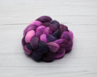 BFL Wool Roving - Handdyed - 4 oz