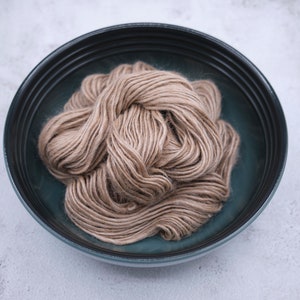Handspun Yarn - Alpaca/Tussah Silk - Worsted