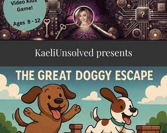 犬の大脱出 – 子供向けの印刷可能なミステリーゲーム | 犬をテーマにした脱出ゲーム | 教室やパーティー向けのジュニア探偵アクティビティ