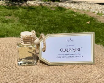 Diffuseur pour voiture Citrus Menthe : agrumes | basilic | camomille | zeste d'orange | menthe | agave