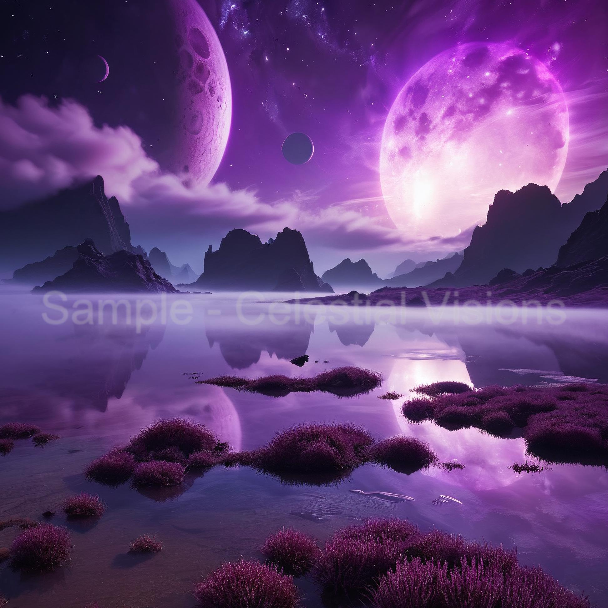 Celestial Visions: 4K Celestial Dreams Wallpaper Pack | Cosmic Landscapes & Ethereal Skies